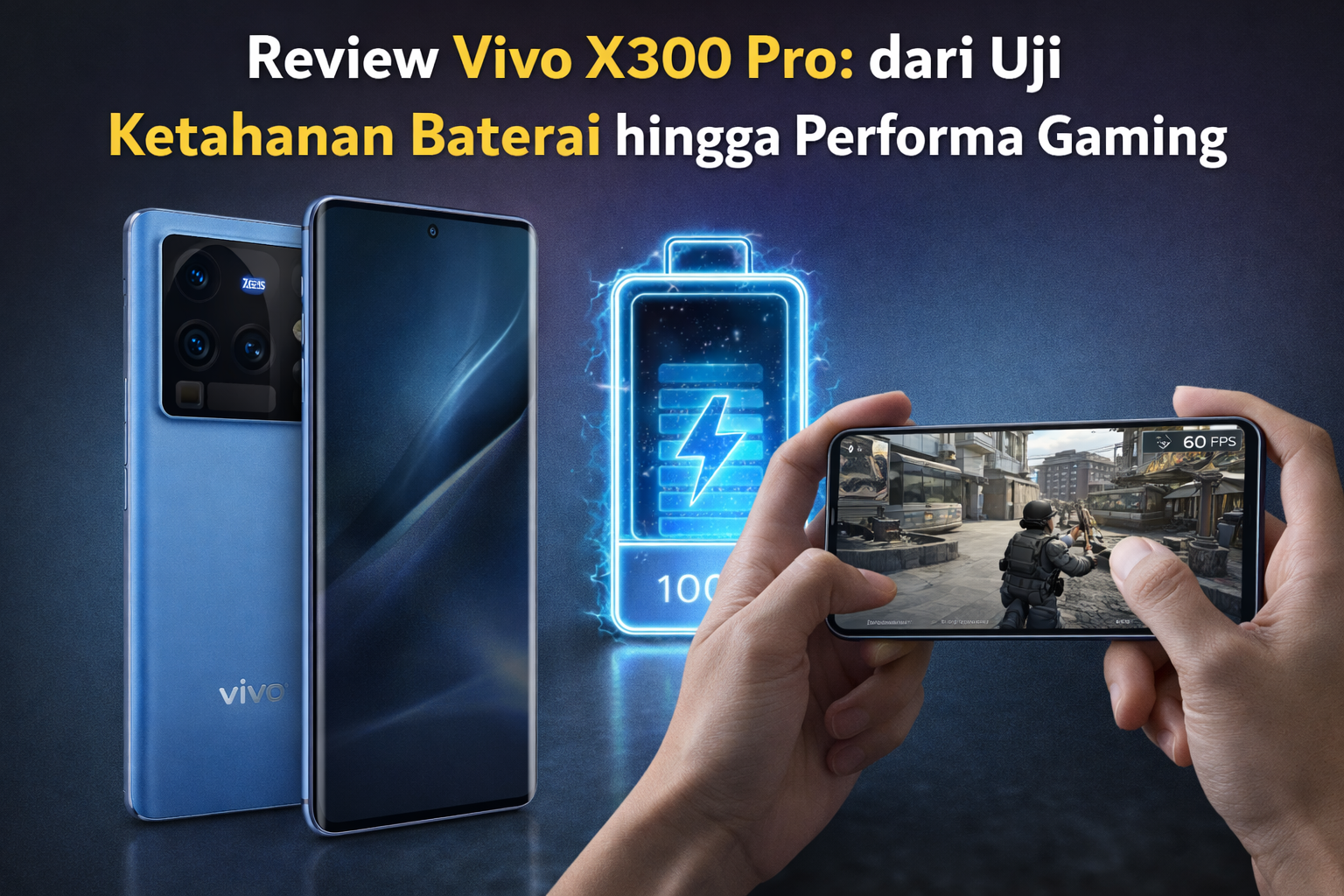 Review Vivo X300 Pro: Uji Ketahanan Baterai & Performa Gaming